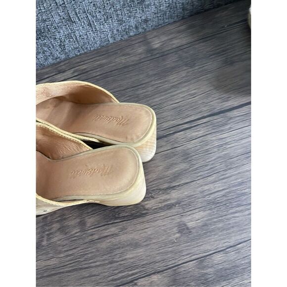 Madewell Tan Heeled Mules - Picture 8 of 10